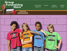 Tablet Screenshot of groupfundraisingstore.com